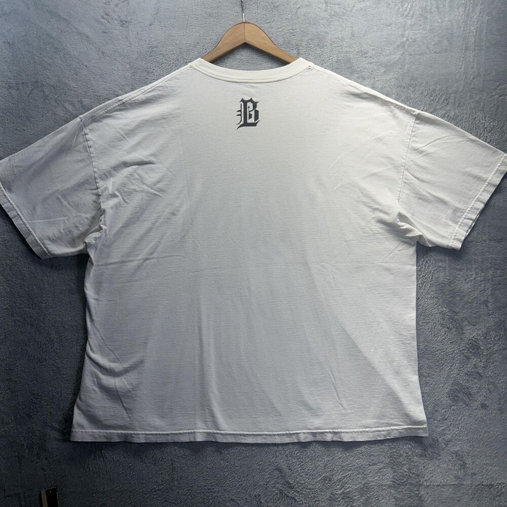 Black Label Nightmares Shirt Mens 3XL White Graphic Tee Short‎ Sleeve Streetwear - Picture 2 of 10